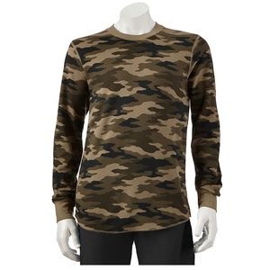 Men's Croft & Barrow® Camouflage Thermal Tee